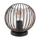 Eglo Lámpara De Mesa Almanzora Acero Negro Cobre | IP20 - Apta para 1x E27 