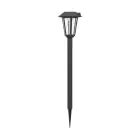 Eglo Pico Luz Prietta Solar Negro 6W 800lm - 827 Luz Muy Cálida | IP44 - Sensor de Movimiento y Luz