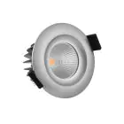 Noxion Foco LED Gimba Aluminium 6W 400lm 36D - 927 Luz muy Cálida | Recorte 74mm - IP44 - Mejor reproducción de color - Regulable
