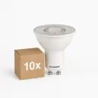 Multipack 10x Sylvania RefLED ES50 Foco LED GU10 PAR16 345lm 36D - 830 Luz Cálida | Reemplazo 35W