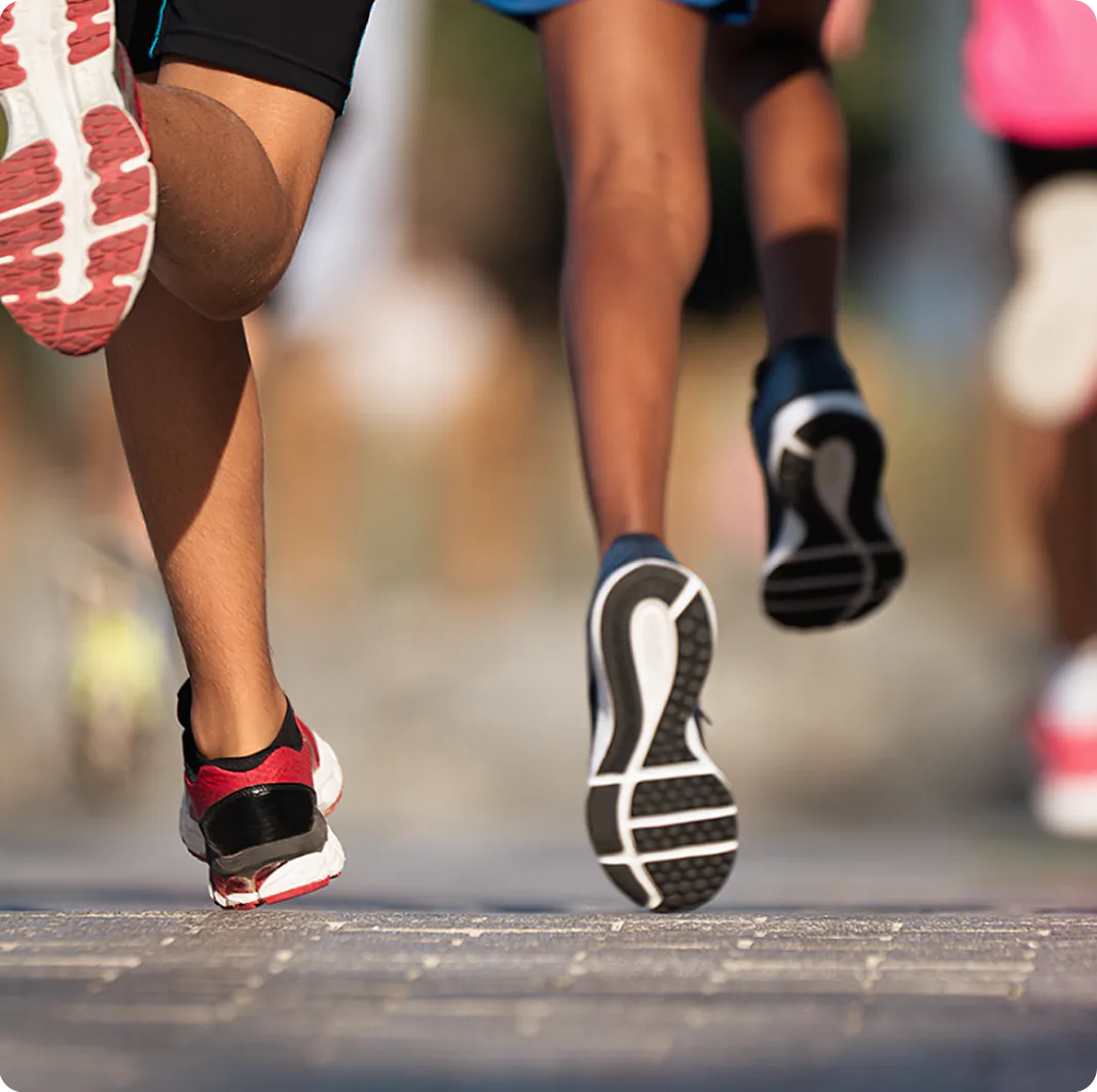 corriendo