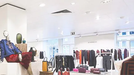 Iluminación de la tienda